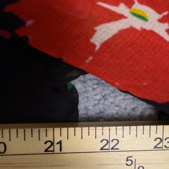 Cabi black floral sheer blouse size medium preowned - Picture 7 of 10